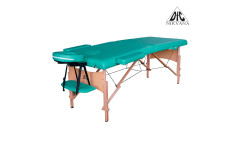 Массажный стол DFC NIRVANA, Relax, дерев. ножки, цвет зеленый (Green)