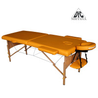 Массажный стол Dfc Nirvana, Relax, дерев. ножки, цвет горчичный (Mustard)