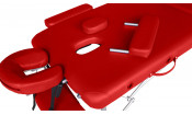 Массажный стол Dfc Nirvana, Elegant Optima,  186cm*W60cm*4cm, алюм. ножки, цвет красный (red)