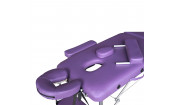Массажный стол Dfc Nirvana, Elegant Ultra Light, 175cm*W55cm* 4cm, алюм. ножки, цвет сиреневый (purple)