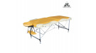 Массажный стол DFC NIRVANA, Elegant PREMIUM, 186х70х5 см, алюм. ножки, цвет оранж./беж. (orange/beig