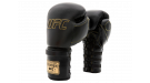 Премиальные тренировочные перчатки на шнуровке UFC (Черные 10 Oz)