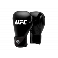 Перчатки тренировочные для спарринга 6 унций (Чёрные) UFC