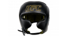 Шлем с защитой щек на шнуровке UFC (Черный - M)