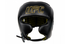 Шлем с защитой щек на шнуровке UFC (Черный - M)