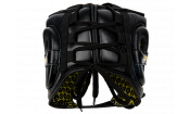 Шлем с защитой щек на шнуровке UFC (Черный - L)