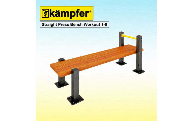 Пресс-скамья Воркаут Kampfer Straight Press Bench Workout 1-6