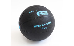 Мяч медицинский 4 кг обрезиненный OKPRO