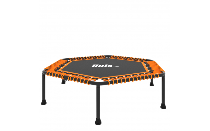 Батут спортивный UNIX Line FITNESS Lite Orange (130 cm)